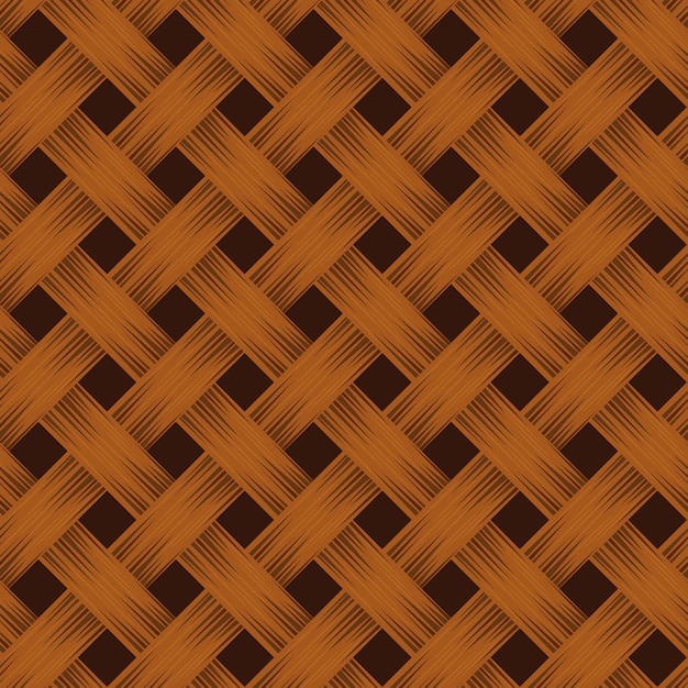 Vector fondo transparente con textura de mimbre marrón