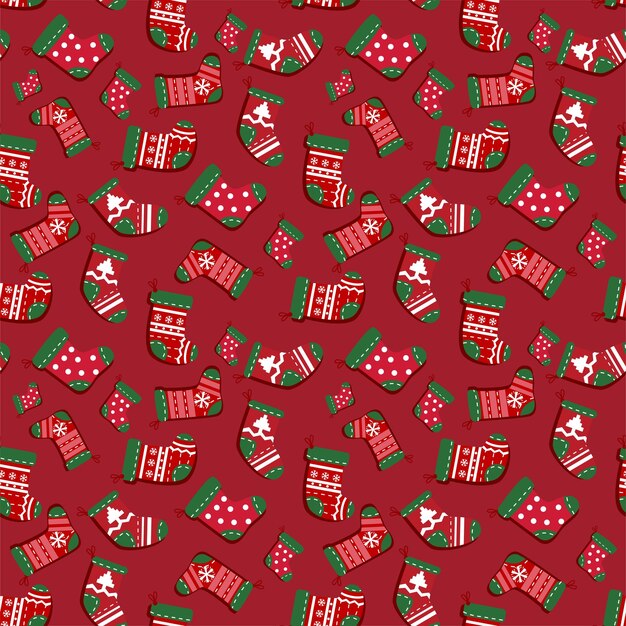 Fondo transparente de vacaciones con lindos calcetines decorativos