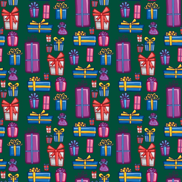 Fondo transparente de vacaciones con lindos regalos decorativos