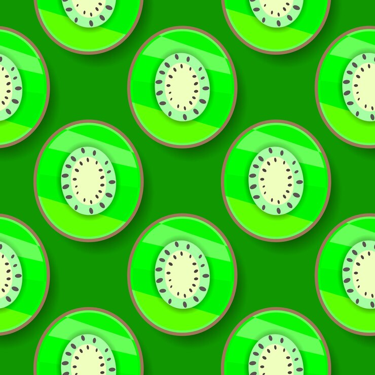 Vector fondo transparente de vector con kiwi verde para sus productos y negocios. ilustración vectorial