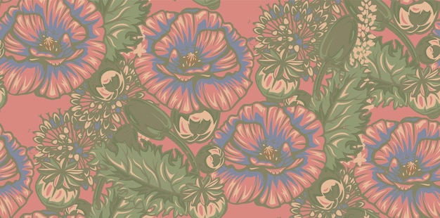 Fondo transparente vintage con flor
