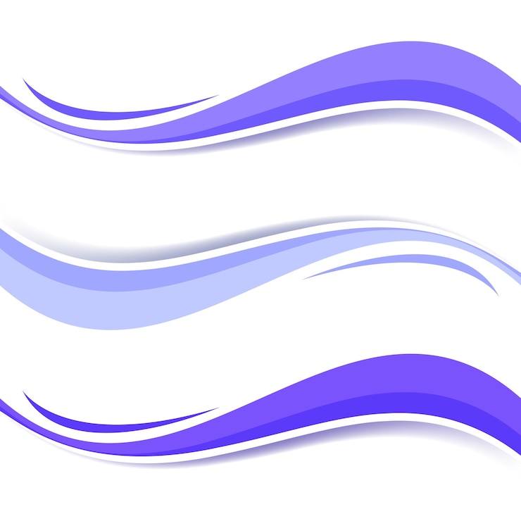 Vector fondo con tres abstractas formas onduladas