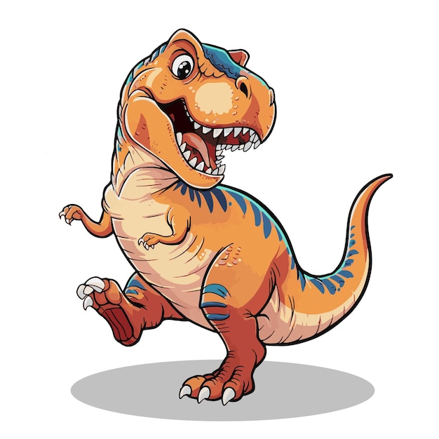 Fondo de TRex dibujado a mano