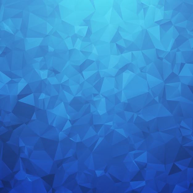 Fondo triangular geométrico azul Ilustración abstracta