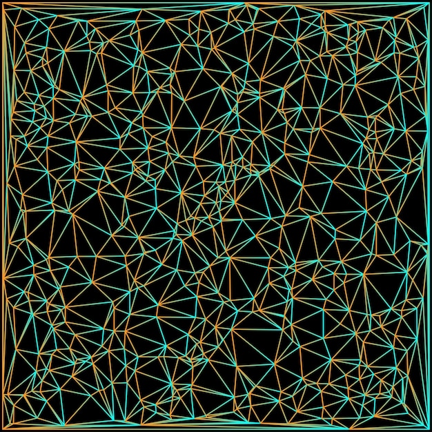 fondo de triángulo geométrico retro creativo y colorido