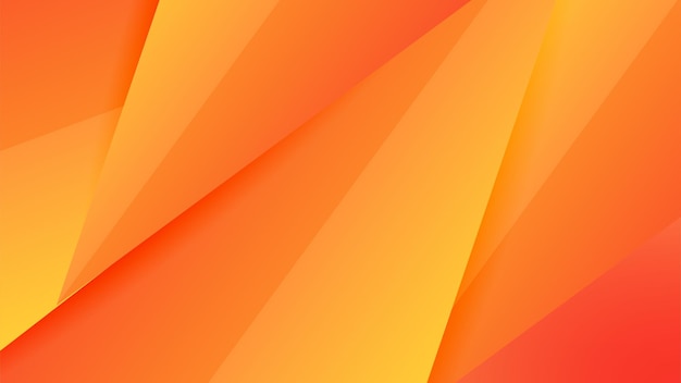 Fondo de triángulo naranja abstract colorido con línea diagonal de luz de movimiento de velocidad