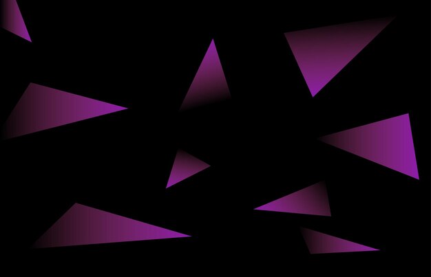 Fondo de triángulos abstractos para diseño ilustración vectorial geométrica