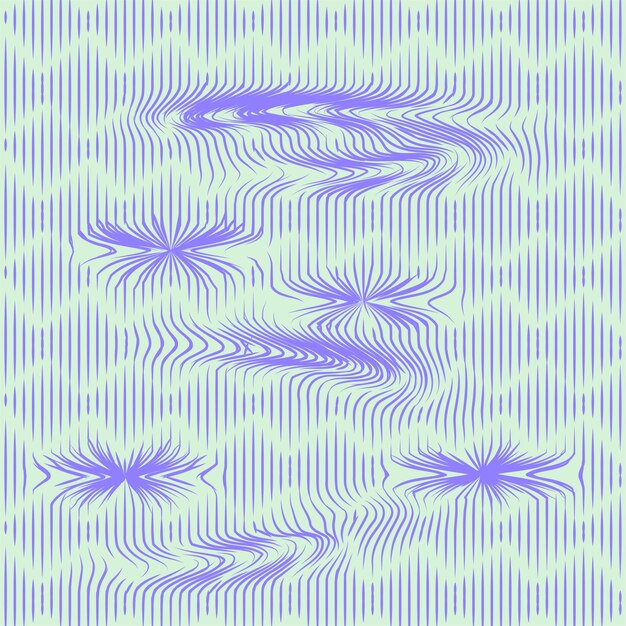 Fondo tribal Abstracto Estandarte exótico Líneas de cebras psicodélicas