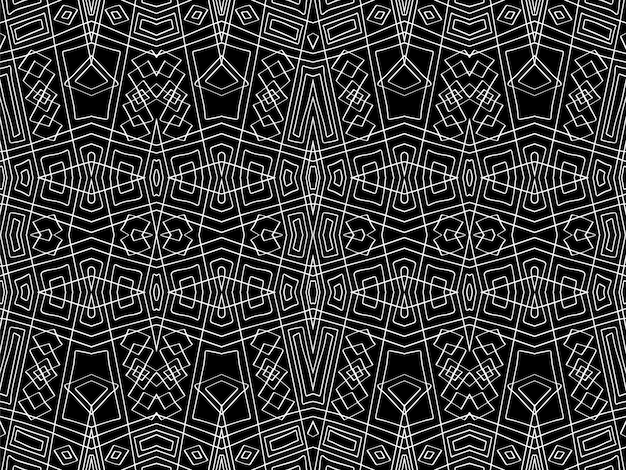 Fondo tribal azteca étnico negro blanco abstracto ornamento Fondo de ornamento tribal