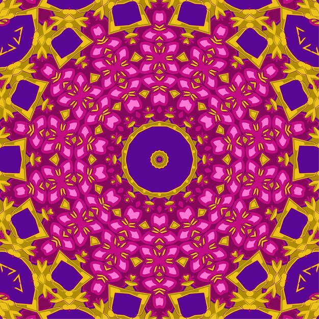 Fondo tribal étnico abstracto vintage de patrones sin fisuras