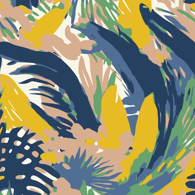 fondo tropical con estilo vectorial