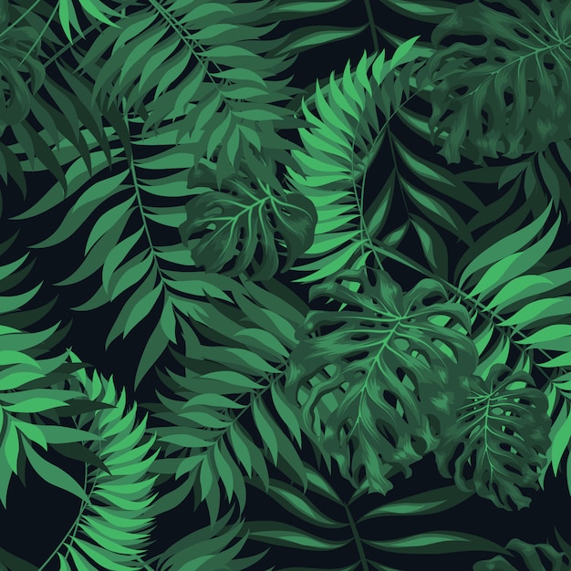 Vector fondo tropical.