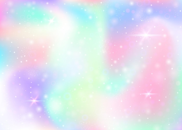Fondo de unicornio con malla de arco iris