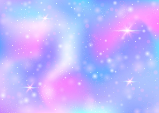 Fondo de unicornio con malla de arco iris.