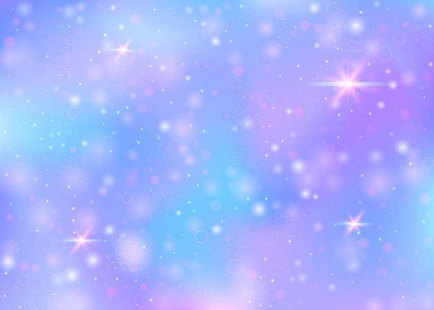 Fondo de unicornio con malla de arco iris