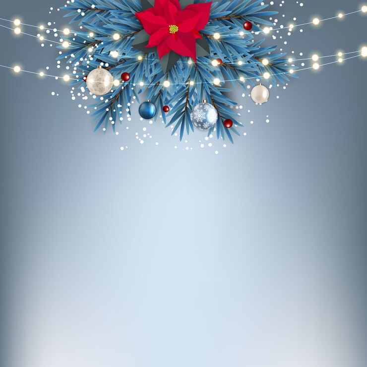 Vector fondo de vacaciones de año nuevo y feliz navidad.