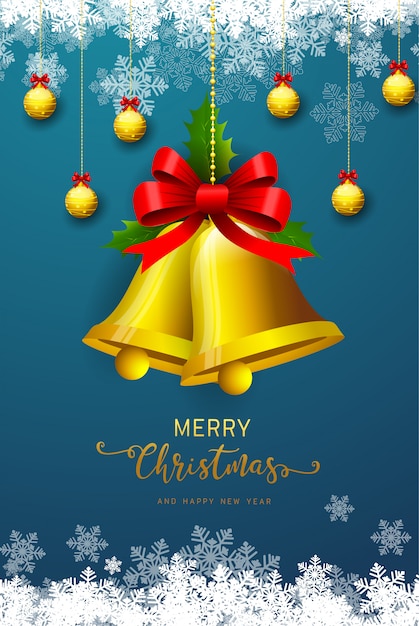 Fondo de vacaciones con deseos de temporada y borde de ramas de árbol de Navidad de aspecto realista decoradas
