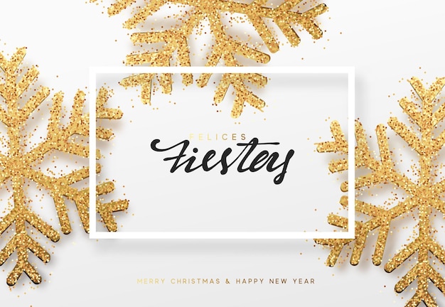 Fondo de vacaciones feliz Navidad y feliz año nuevo. ilustración vectorial