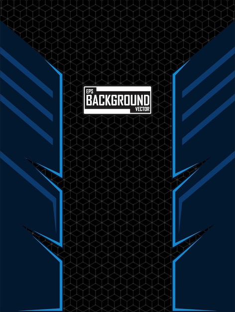 fondo vector abstrack esports diseño de camiseta de juego para la sublimación