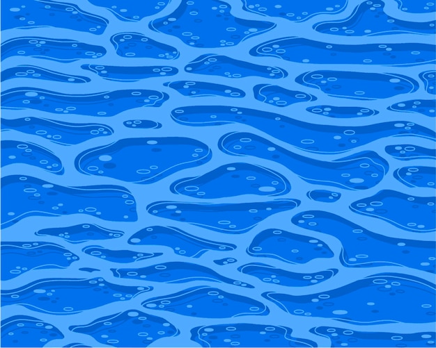 Vector fondo de vector abstracto de agua de superficie de agua de ondulación azul color de agua de tinta líquida de mármol líquido