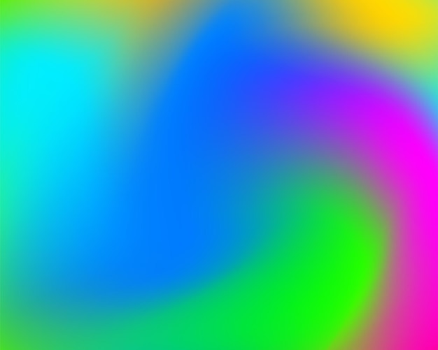 Fondo de vector abstracto de color arco iris Fondo de pantalla colorido brillante degradado suave