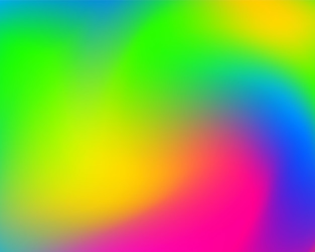 Fondo de vector abstracto de color arco iris Fondo de pantalla colorido brillante degradado suave