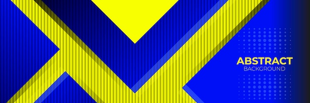 Fondo de vector abstracto colorido en azul y amarillo como bandera de Ucrania o Suecia Bandera moderna