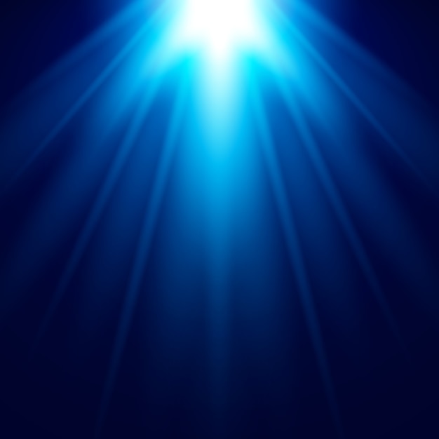 Vector fondo de vector abstracto efecto de luz azul