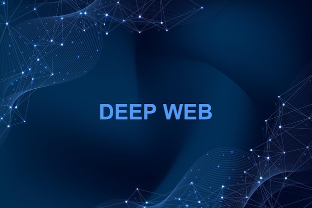 Fondo de vector abstracto futurista tecnología blockchain peer to peer concepto de negocio de red gl ...