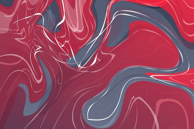 Fondo de vector abstracto con imitación de manchas de manchas y pinturas borrosas y mezcla de colores rojo y gris