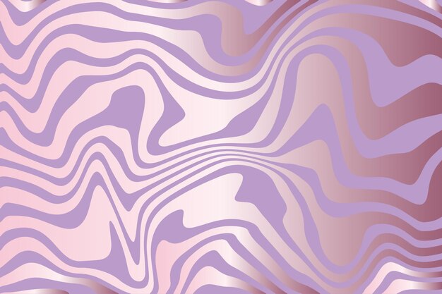 Fondo de vector abstracto de líneas torcidas nacaradas de textura de papel tapiz de tono lila para el diseño