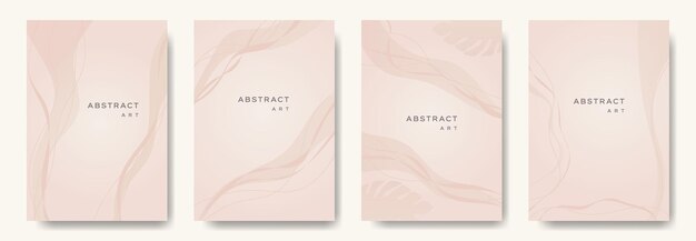 Fondo de vector abstracto moderno estilo de moda mínimo varias formas configurar plantillas de diseño bueno
