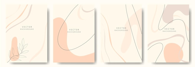 Vector fondo de vector abstracto moderno estilo de moda mínimo