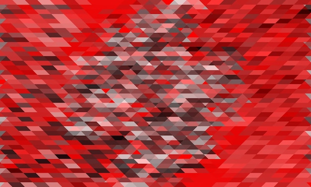 Fondo de vector abstracto mosaico Textura roja de formas geométricas