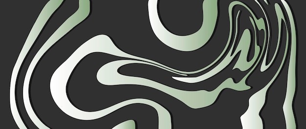 Fondo de vector abstracto oscuro con diseño fluido verde claro Fondo para texto cubre fondos de pantalla decoración