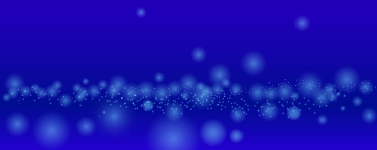 Vector fondo de vector abstracto de partículas azul oscuro y resplandor