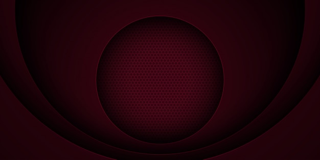 Fondo de vector abstracto rojo oscuro con características superpuestas.