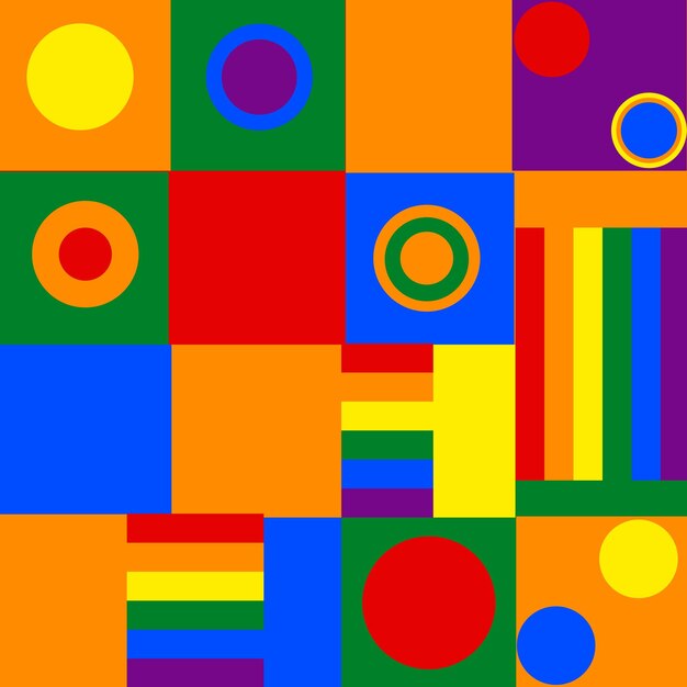 Fondo de vector abstracto para símbolo de signo LGBT de diversidad