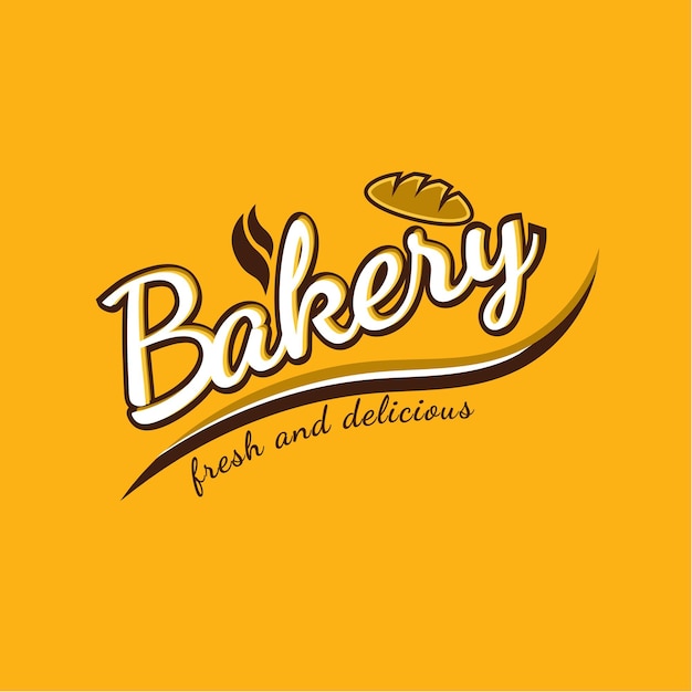 fondo vector alimento delicioso símbolo cartel banner ilustración icono logotipo panadería texto