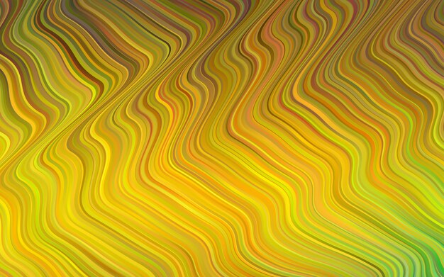 Fondo de vector amarillo con formas líquidas