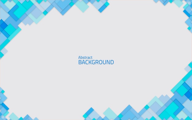 Fondo de vector azul abstracto, diseño de ilustración geométrica para banner, certificado, presentación