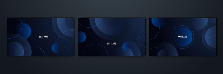 Vector fondo de vector azul abstracto para folleto de diseño folleto de sitio web fondo de pantalla azul geométrico para página de inicio de presentación de certificado
