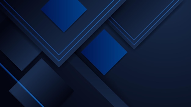 Fondo de vector azul abstracto para folleto de diseño folleto de sitio web Fondo de pantalla azul geométrico para página de inicio de presentación de certificado