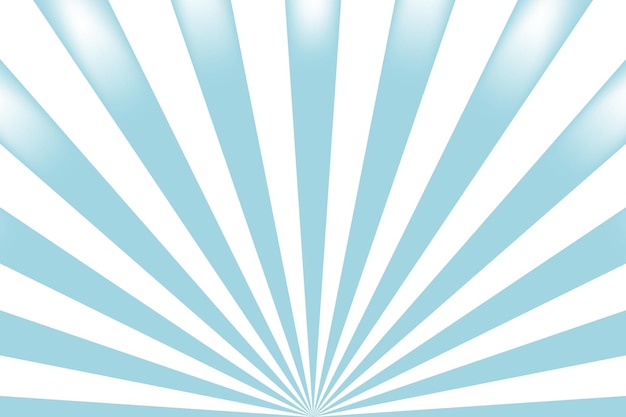 Fondo de vector azul y blanco de rayos de sol