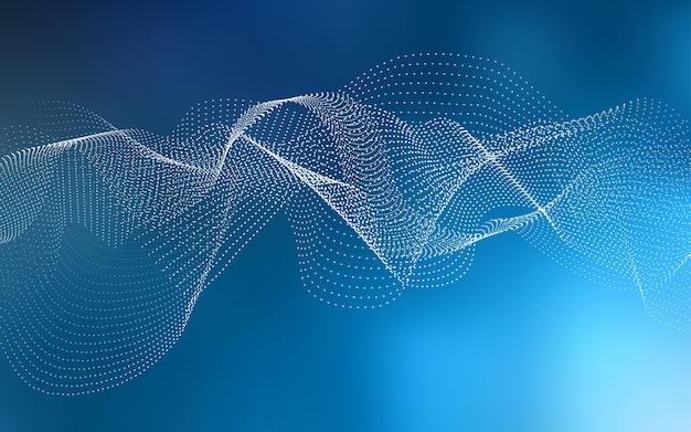 Fondo de vector AZUL claro con burbujas
