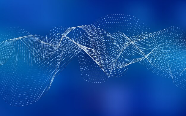 Fondo de vector AZUL claro con burbujas