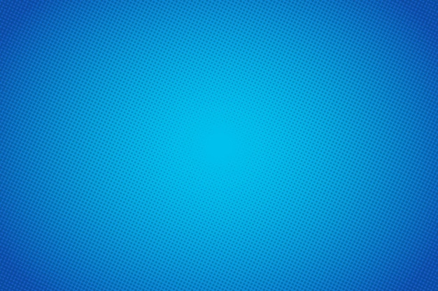 Fondo de vector azul de dibujos animados de arte pop. Diseño de puntos de semitono de fondo abstracto. Ilustración de arte pop.