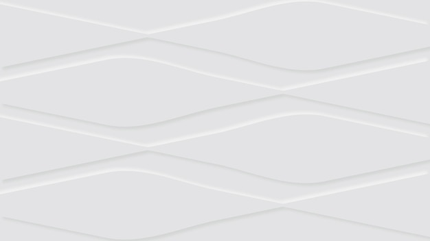Fondo de vector blanco abstracto. Formas creativas con efectos de luz y sombra. Estilo de neomorfismo.