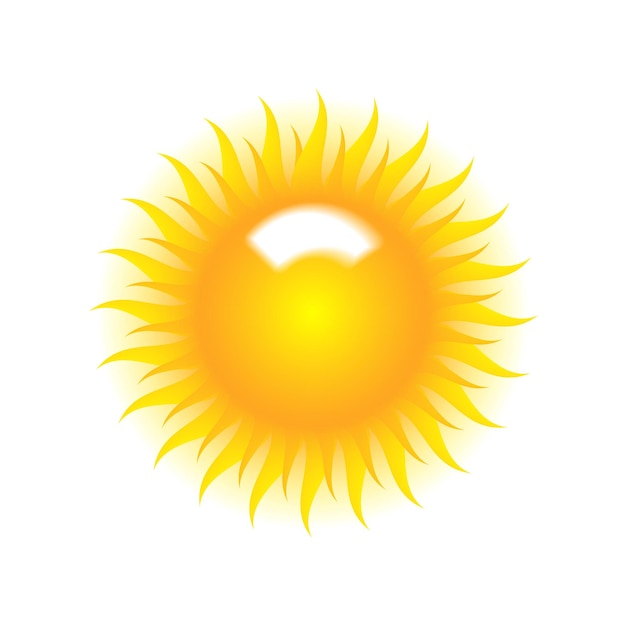 Fondo de vector blanco con efecto de explosión de sol.