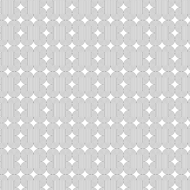 Fondo de vector circular de diseño de arte de patrón